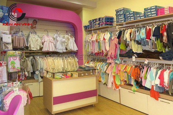 Mẫu thiết kế shop cửa hàng quần áo trẻ…