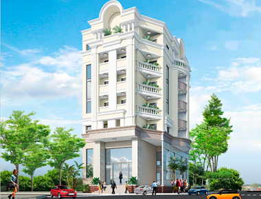 Thiết kế khách sạn 6 tầng bán cổ điển tại tỉnh Tây Ninh