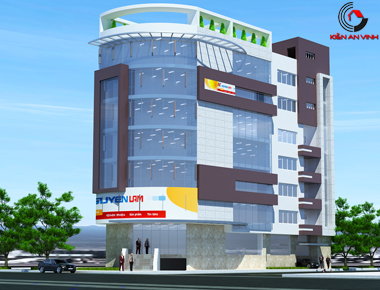 Công ty thiết kế cao ốc văn phòng cho thuê đẹp - Kiến An Vinh