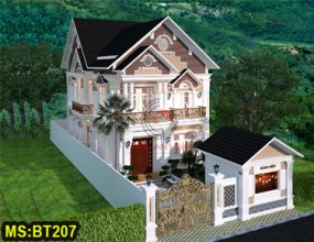 Mẫu thiết kế biệt thự 2 tầng 8x15m đẹp hiện đại tại Đồng Nai