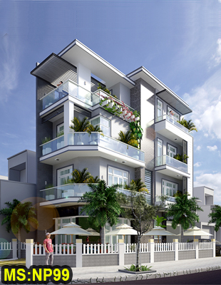 Thiết kế thi công nhà 3 tầng 2 mặt tiền hiện đại đẹp tại Biên Hòa