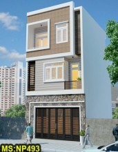 Mẫu thiết kế nhà ống 3 tầng hiện đại đẹp ở Bến Cát, Bình Dương
