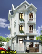 Mẫu thiết kế nhà tân cổ điển 3 tầng 7x30m đẹp tại Tp. Biên Hòa