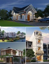 Các mẫu thiết kế nhà cấp 4 và 1 2 3 tầng đẹp nhất Việt Nam