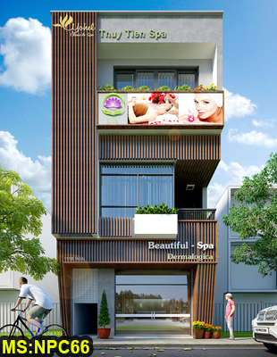 Mẫu thiết kế nhà ống 3 tầng 6x20m kết hợp Spa hiện đại ở Tân Phú