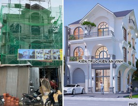 Thi công phần thô biệt thự 3 tầng mái thái tân cổ điển pha hiện đại – Vẻ đẹp vượt thời gian tại Bình Thạnh