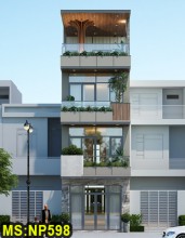 Mẫu thiết kế nhà ống 3 tầng 1 tum hiện đại 4,3x20m ở Phường Gò Vấp