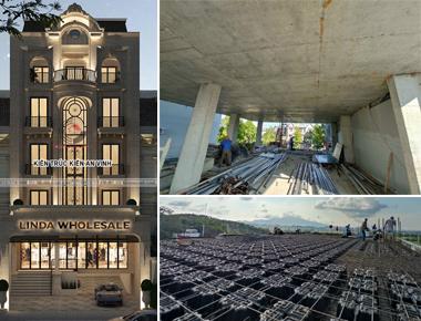 Thi công sàn vượt nhịp 9m cho nhà 5 tầng có hầm: Giải pháp tiết kiệm bền đẹp