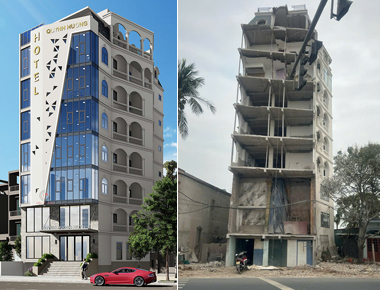 Cải Tạo Khách Sạn 7 Tầng Phong Cách Hiện Đại: Diện Mạo Mới Thu Hút