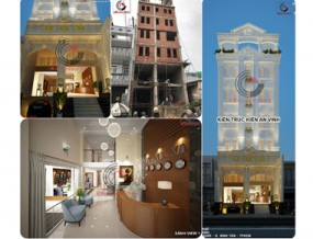 Khách sạn tân cổ điển 6 tầng: Giải pháp thi công trọn gói, uy tín