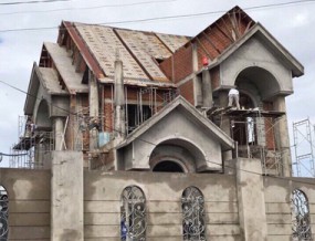 Thi Công Phần Thô Biệt Thự Mái Thái 2 Tầng Tân Cổ Điển 10x20m