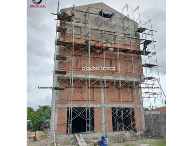 Thi công phần thô nhà yến 4 tầng 10x20m - Chuyên nghiệp, kiên cố
