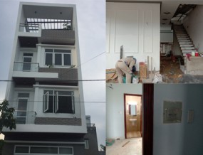 Thi công nhà ống hiện đại 3 tầng 1 tum 4x12m có thang máy |  Kiến trúc đô thị thời thượng
