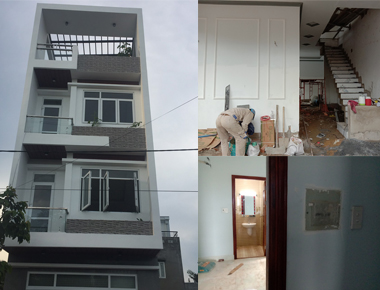 Thi công nhà ống hiện đại 3 tầng 1 tum 4x12m có thang máy |  Kiến trúc đô thị thời thượng