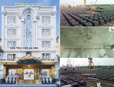 Thi công sàn vượt nhịp 13m không dầm nhà tân cổ điển 5 tầng | Công nghệ tiên tiến