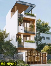 Mẫu nhà ống 3 tầng 1 lửng 1 tum 4x19m có thang máy – Kiến trúc hiện đại | Tiện nghi